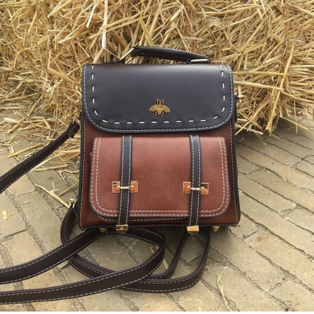 Bumble Bee Backpack (brown)
